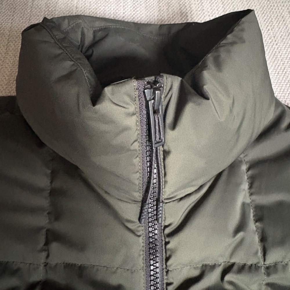 Theory Green Down Puffer Jacket - Picture 3 of 10